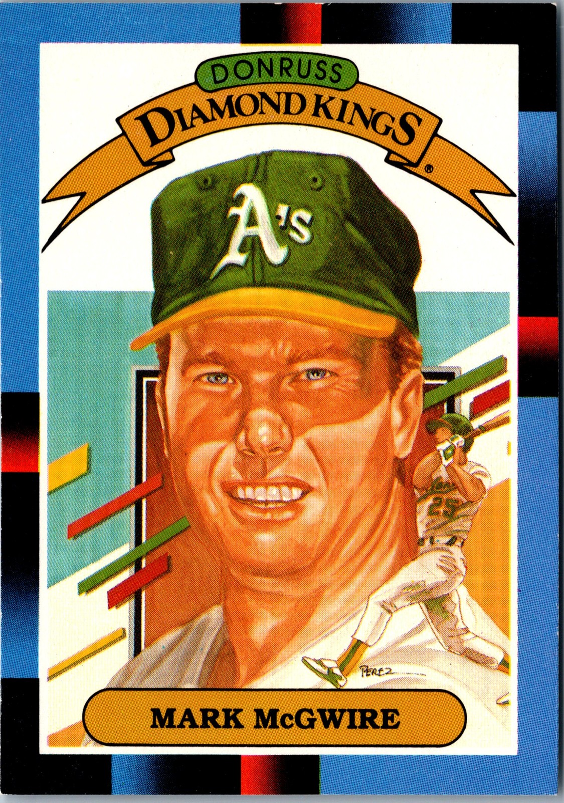 1988 Donruss - Diamond Kings MARK MCGWIRE #1 Insert [Base] Oakland Athletics
