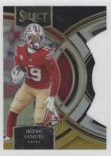 2023 Panini Select Premier Level Black & Gold Prizm Die-Cut Deebo Samuel 1c0k