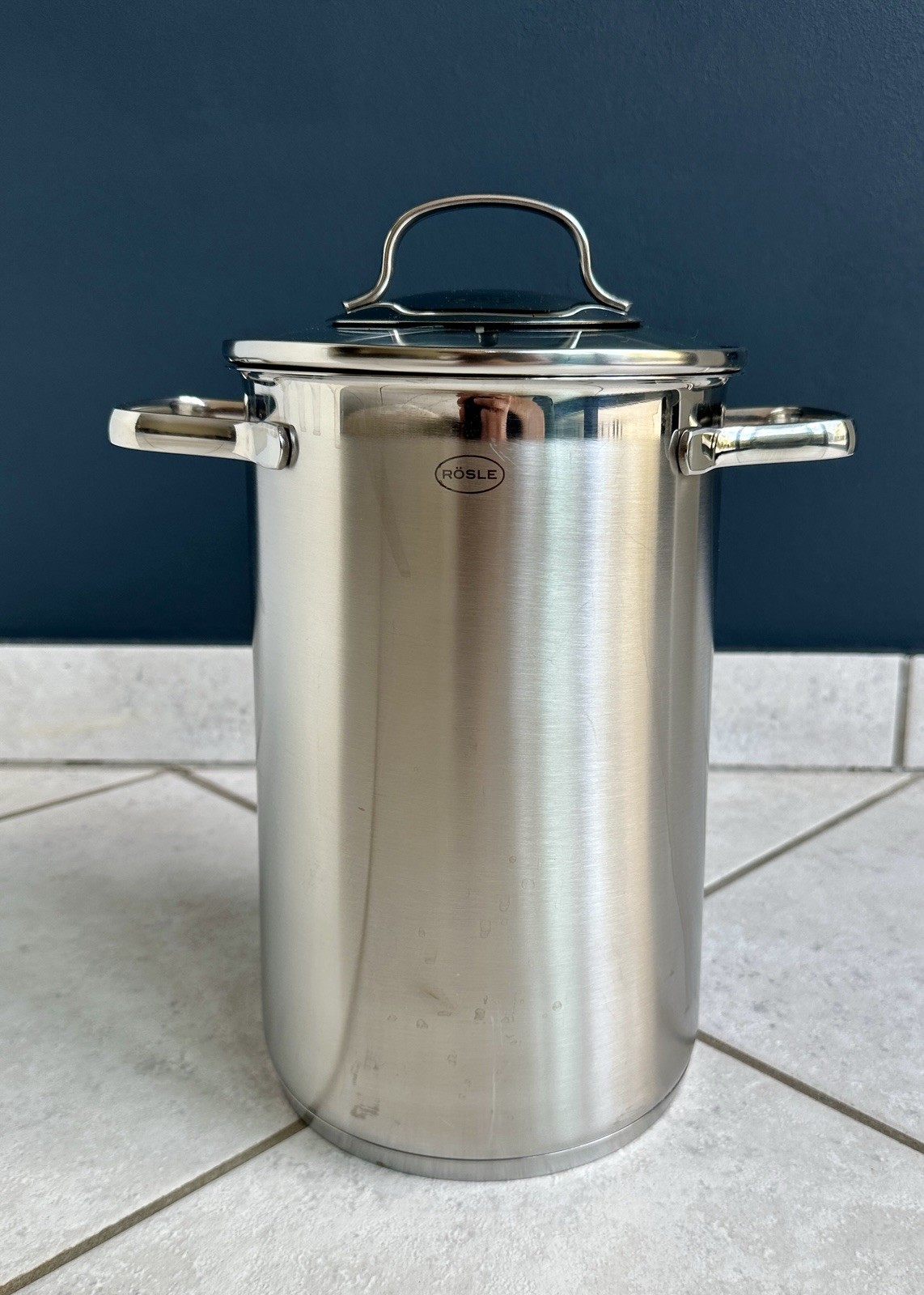 Rösle Spargeltopf, Edelstahl, 4,5l, 16cm / 25cm, Induktionsgeeignet ￼￼