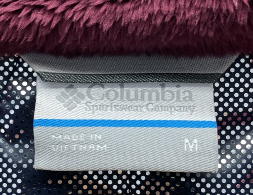Columbia Heavenly Long Hooded Jacket Omni Heat MarionBerry MEDIUM NWT $160 - Picture 7 of 12