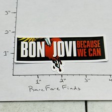 NEW  Bon Jovi Because We Can Laptop Bottle Vinyl Decal Sticker   w/ Tracking  