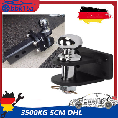 AllBalls ATV UTV Anhängerkupplung set Vorrichtung 5cm inkl. Kugelkopf 3500kg DE