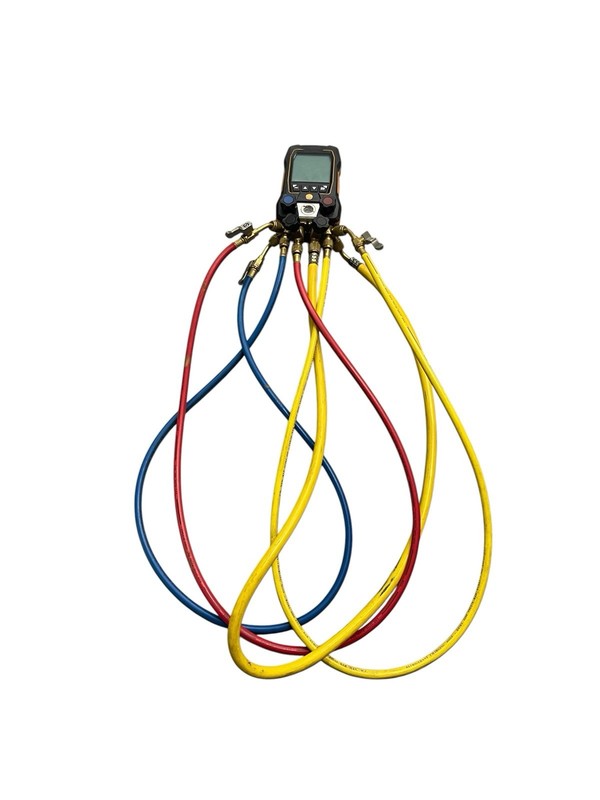 Testo 557s Digital Manifold 0564 5570 w/ (2) 115i Clamp Probes & Hoses*320