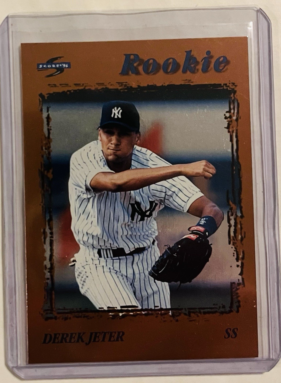 1996 Score - Derek Jeter #106 RC Rookie New York Yankees Dugout Near Mint Better