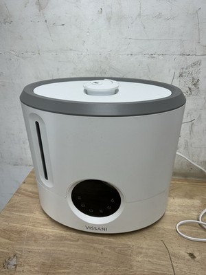 Vissani 2 Gal. Ultrasonic Humidifier 360 Degree Turning Dual