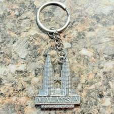 Petronas Twin Towers Malaysia Kuala Lumpur Keychain Key Ring