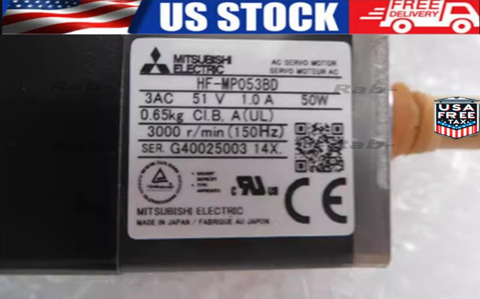NEW Mitsubishi Servo Motor HF-MP053BD