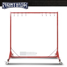 Automotive Spray Painting Rack W8 Hooks Auto Body Paint Stand Booth Hood Parts
