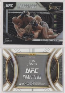 2021 Panini Select UFC Select Grapplers Silver Prizm Jon Jones #13