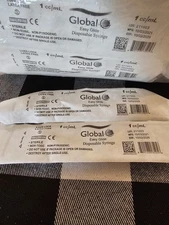 1 Cc/mL Global EasyGlide Disposable Syringes 1ml Sterile Individually Wrapped 95