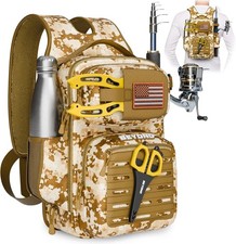 Fishing Tackle Backpack- The Voyager Tactical Fishing Storage Bag - Lightweight
