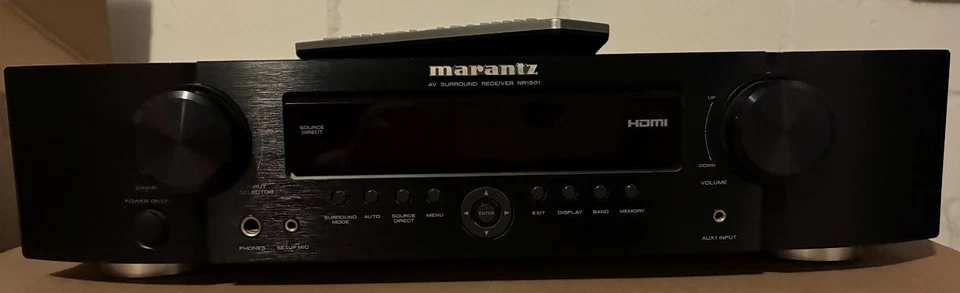 Marantz NR1501 7.1 60 Watt AV Receiver mit Fernbedienung RC006SR - Bild 2 von 4