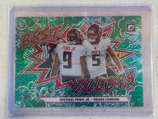 2025 Optic Choice - Best Tuddys Michael Penix Jr Drake London Dragon /24 SSP 🔥
