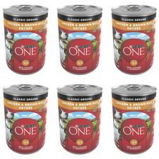 (6 Pk) Smart Blend Wet Dog Food, High Protein Soft Chicken & Brown Rice 13oz Can 6.09 per gallon