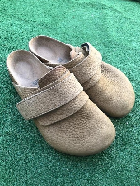 Women Birkenstock Sabot Beige Suede 40