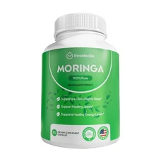 Rosabella Moringa Capsules - Energy, Skin, Immune & Gut Health Superfood