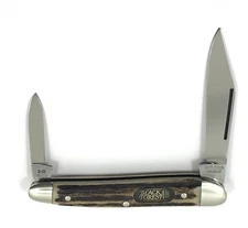 1970's Gutmann Black Forest Explorer Whittler Knife STAG Germany Vintage 2958-NP