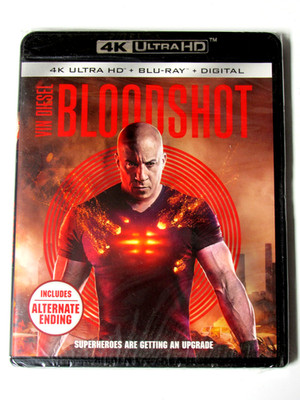 Bloodshot BRAND NEW/SEALED (4K Ultra HD Blu-ray 2-Disc SET) Vin Diesel FREE