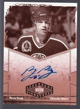 2004-05 NHL UD Upper Deck Legends Legendary Signature Auto Autograph Randy Gregg