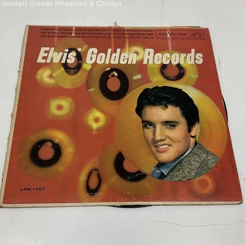 VNTG Elvis Golden Records Vinyl Record