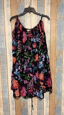 Thakoon for Target Floral Mini Dress Multicolored Cotton Spaghetti Strap Size M