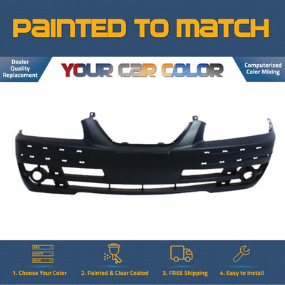 FOR 2004-2006 Hyundai Elantra W/ Fogs Front Bumper PREMIUM Painted to Match