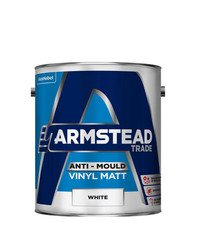 Armstead Trade Anti-Mould Vinyl Matt - White - 5 Litre