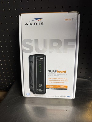 ARRIS SURFboard SBG10, DOCSIS 3.0 16 x 4 Gigabit Cable Modem & AC1600