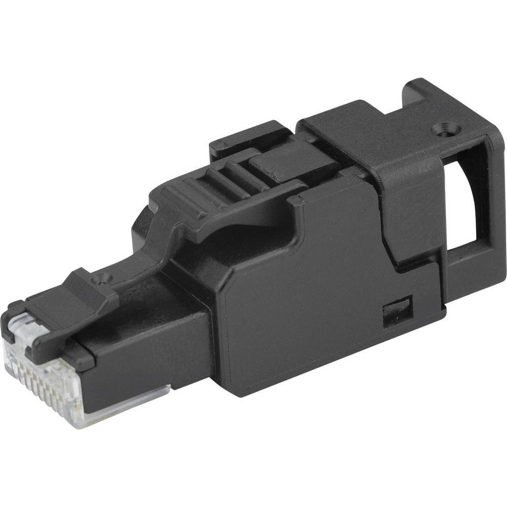 Connecteur mâle RJ45 droit Telegärtner 100023051 en métal haute densité