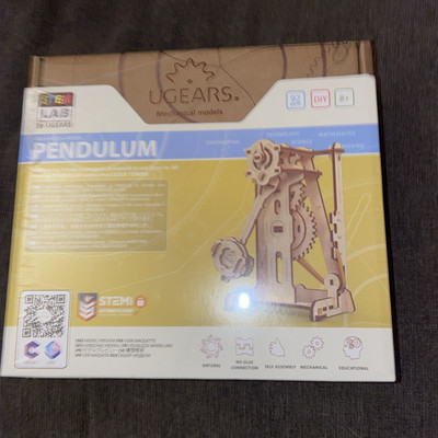 Ugears STEM LAB PENDULUM 3D puzzles Mechanical Model Kit build Wooden Assembling