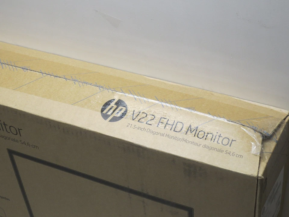 HP V22 21.5in FHD Diagonal PC Computer Monitor, L94523-001 - New Factory  Sealed - Image 4 of 4