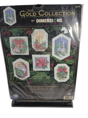 Dimensions Gold Collection Christmas Keepsake Ornaments 8660 Cross Stitch NEW
