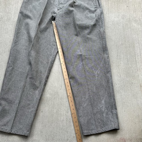 Vintage Marithe Francois Girbaud Selvedge Jeans Y2K Baggy Size 42x32 - Photo 9/9