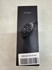 Google Pixel Watch 4 41mm Wi-Fi Matte Black Case Obsidian Band New