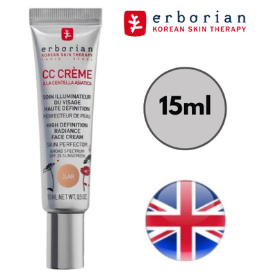 Erborian CC Creme mit Centella Asiatica Hautpflegecreme heller Farbton LSF 25 - 15ml