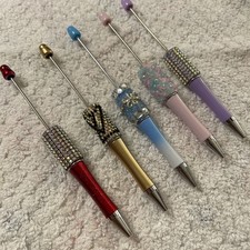 5pk Fancy Beadable Pens