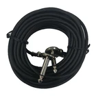 Cable Up CU/CA215 15' 1/4" TS Right-Angle Male to Same Instrument Cable