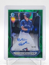 BLAINE BULLARD 2026 BOWMAN CHROME 1ST GREEN LAVA REFRACTOR AUTO /99 Q3967