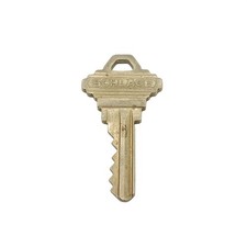 Vintage Schlage Brass Key Blank with Code 58655 And C Marking