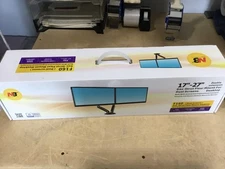 North Bayou NB F160 Dual Monitor Desk Mount 17"-27" Max Load 14.3lbs