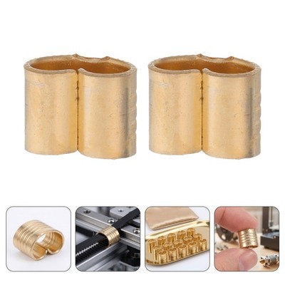 20pcs 3D Printer Belt Clamp 6mm, Copper Terminal Fastener End Clips, CNC