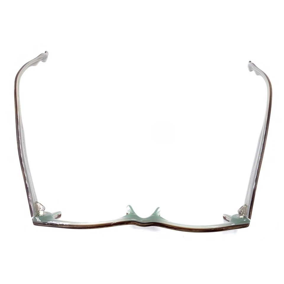 Anne Et Valentin Mutant 00D Brown Woodgrain Half Rim Eyeglasses Frames France - Image 3 of 4