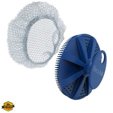 Silicone Body Scrubber with Scrub Net, 2 Pack Rich Foam and Exfoliation wit...