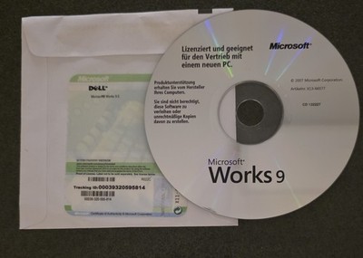 Microsoft Works 9 - Windows - Deutsch