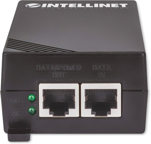 INTELLINET 1-Port High-Power Over Ethernet - Gigabit PoE+/PoE Injector, 30 W, 24 - Picture 4 of 7
