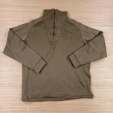 USGI Undershirt Mens Large Army Brown Polypropylene Cold Weather ECWCS Thermal
