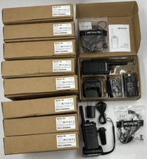 LOT OF 10 RETEVIS RB26 GMRS WALKIE TALKIE 30CH 3W HANDHELD TWO WAY RADIOS