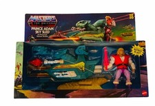He-man Masters Universe Origins Action figure toy Sky Sled Prince Adam Box NIB