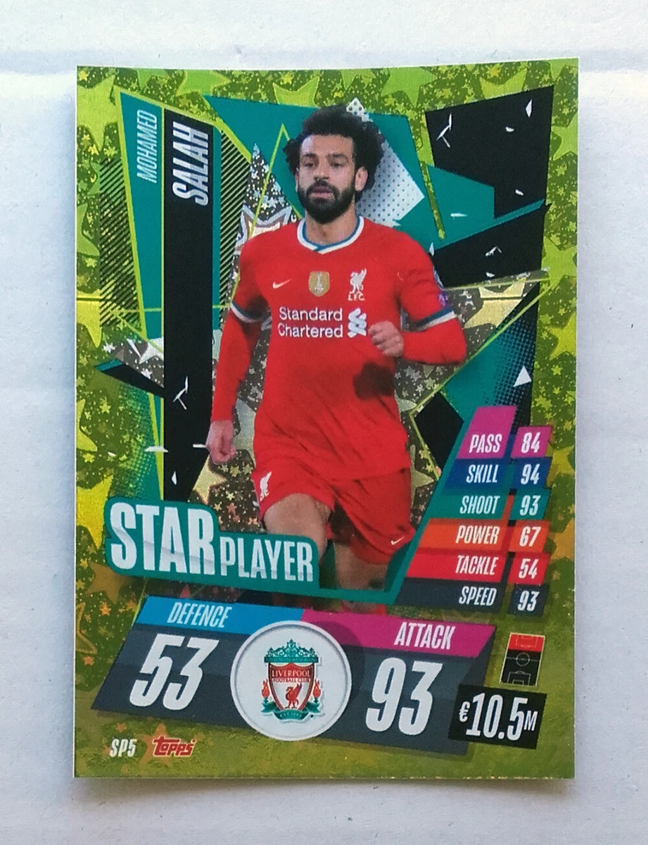 MOHAMED SALAH Topps card Champions League 2020 2021 Match Attax