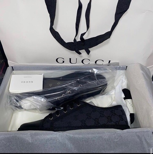 mens black trainers size 7.5